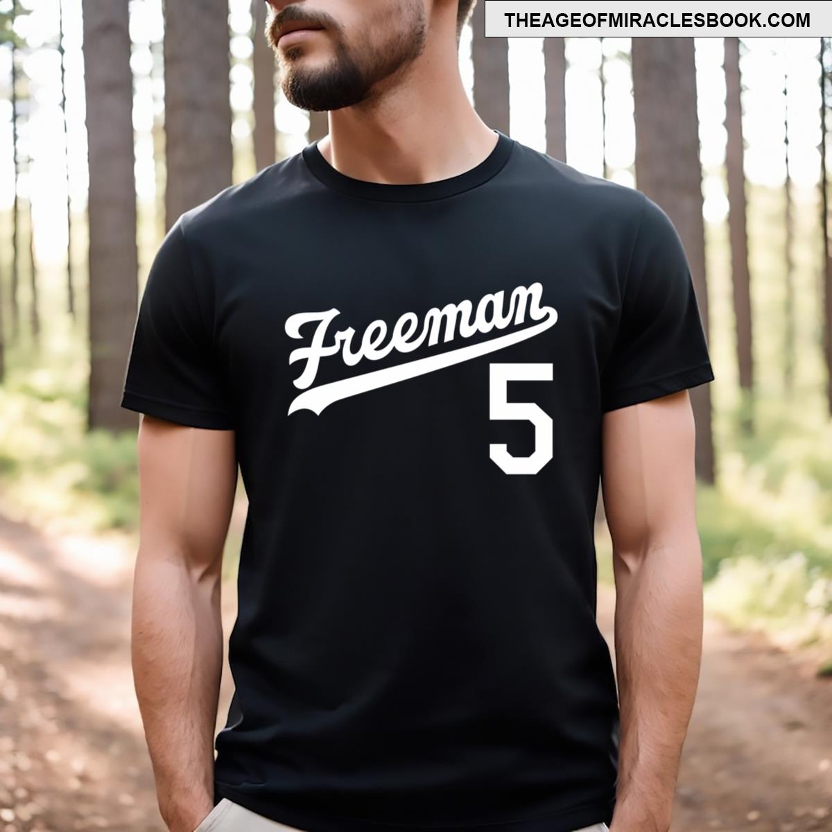 Freddie Freeman La Blue Jersey Essential T-shirt