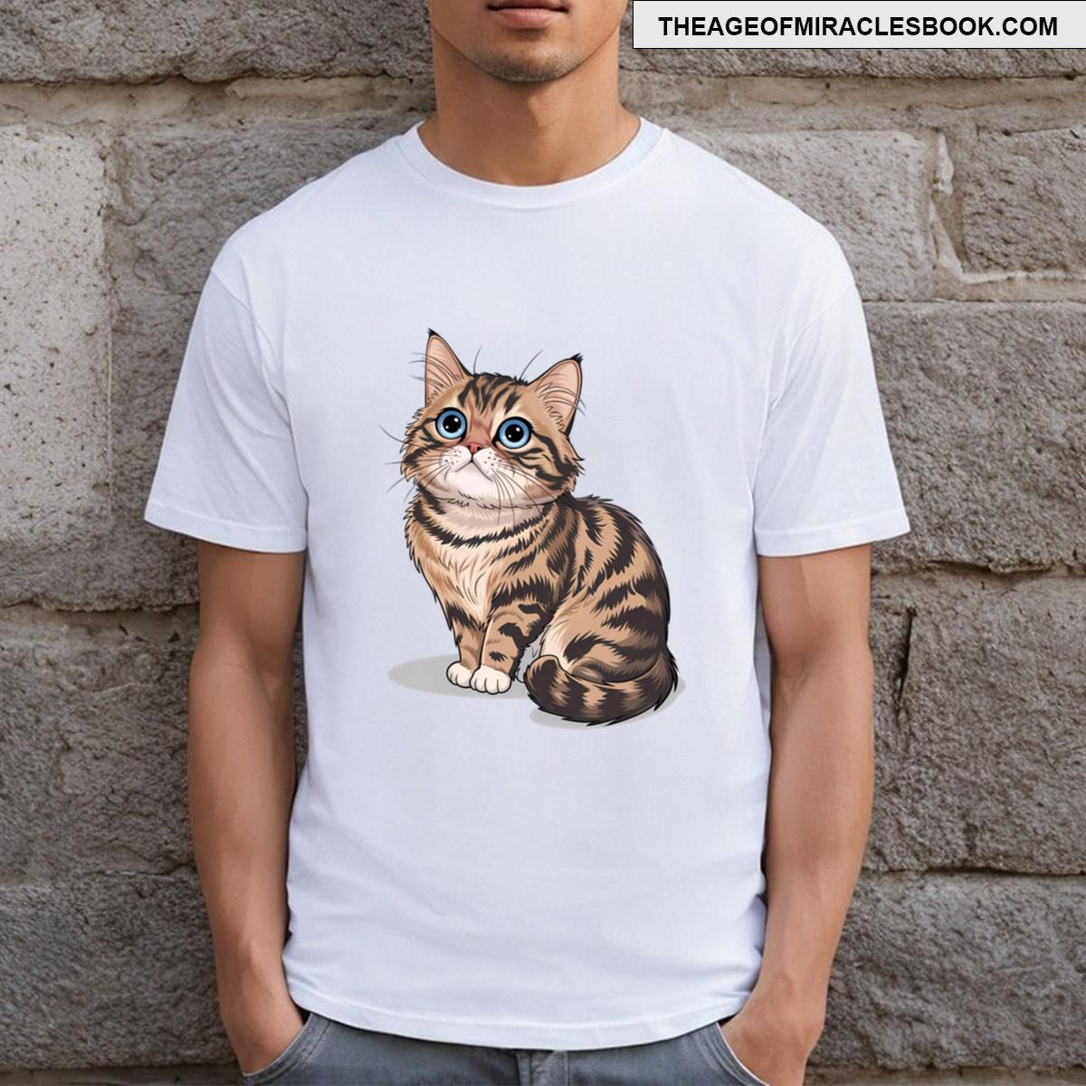 Playful Pose Cat T-shirt