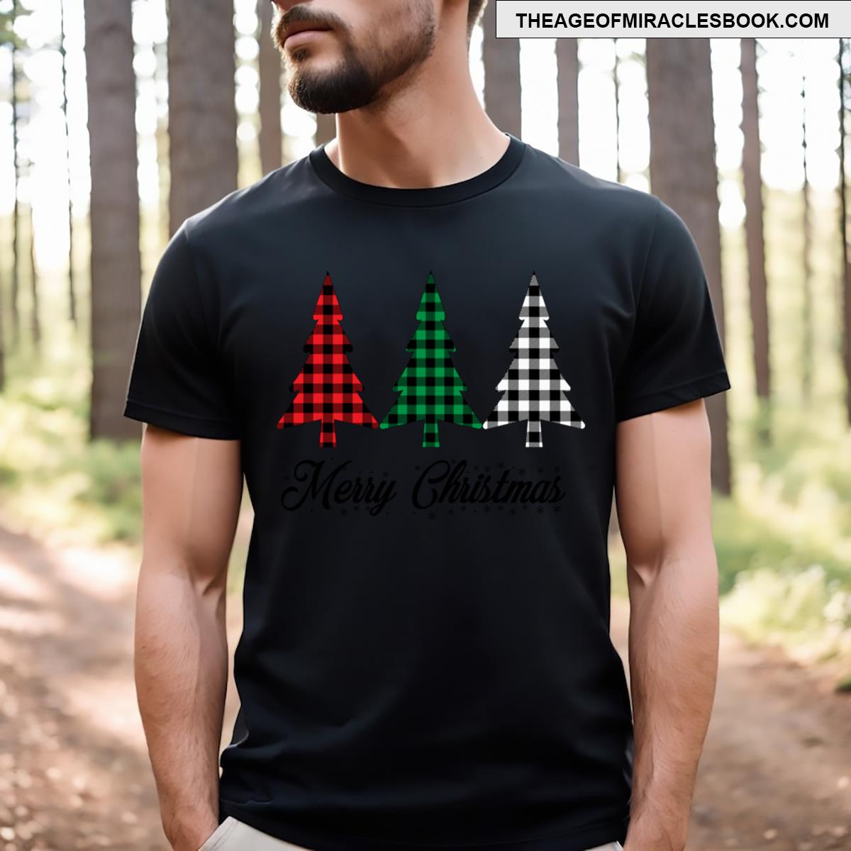 Christmas Trees With Patterns T-shirt
