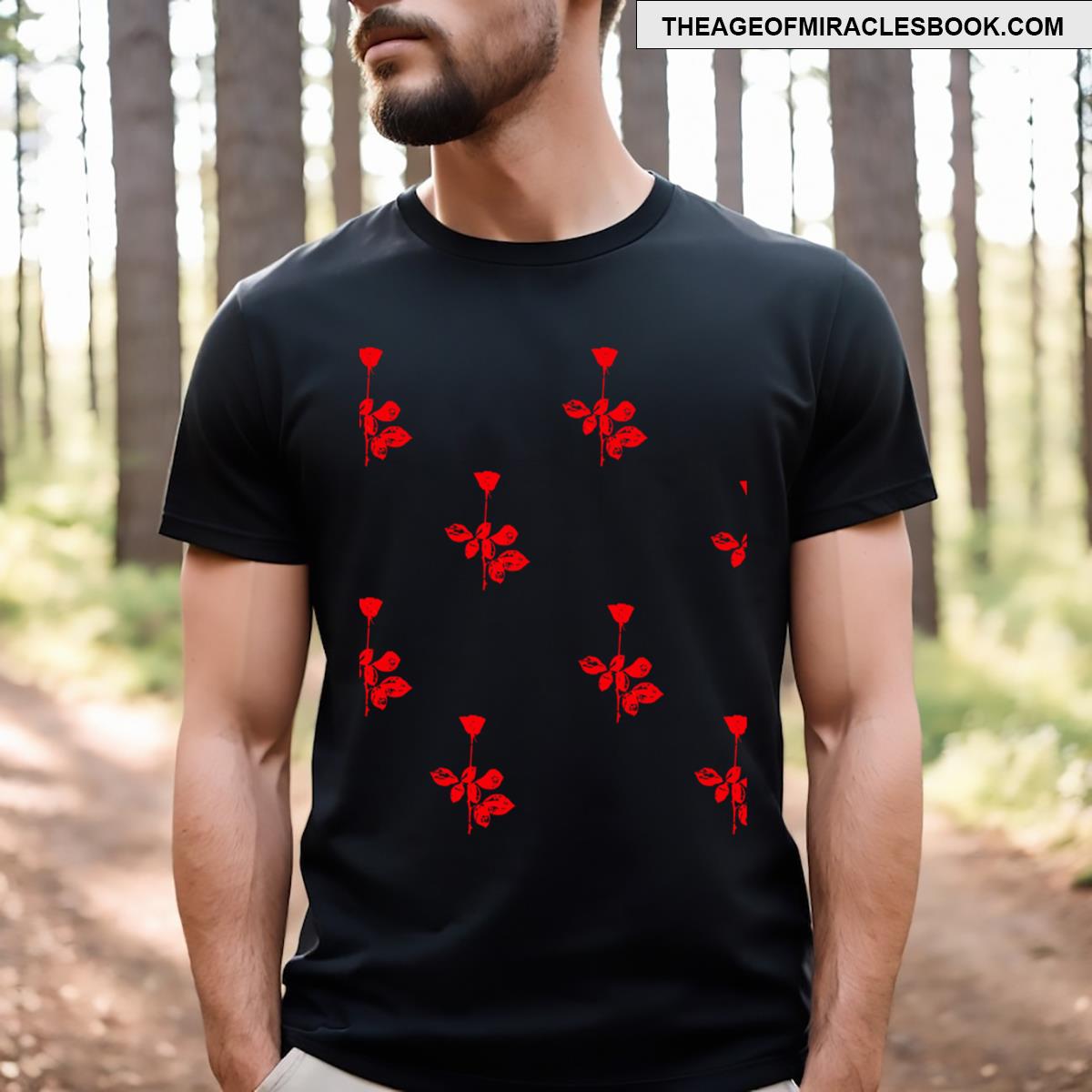 Dm Violator Roses T-shirt