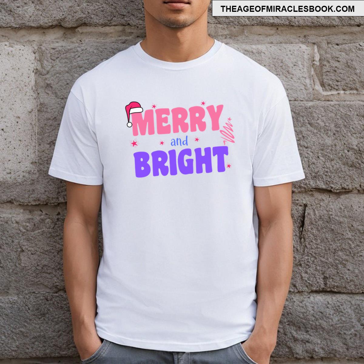 Merry And Bright Christmas T-shirt