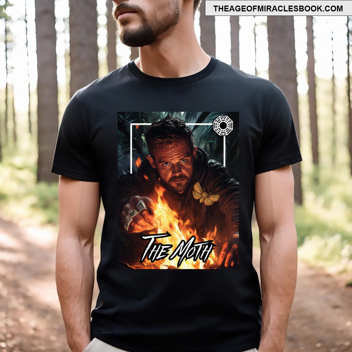 The Moth With Text T-shirt