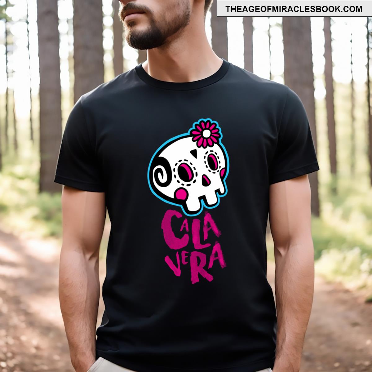 Calavera Logo And Text T-shirt