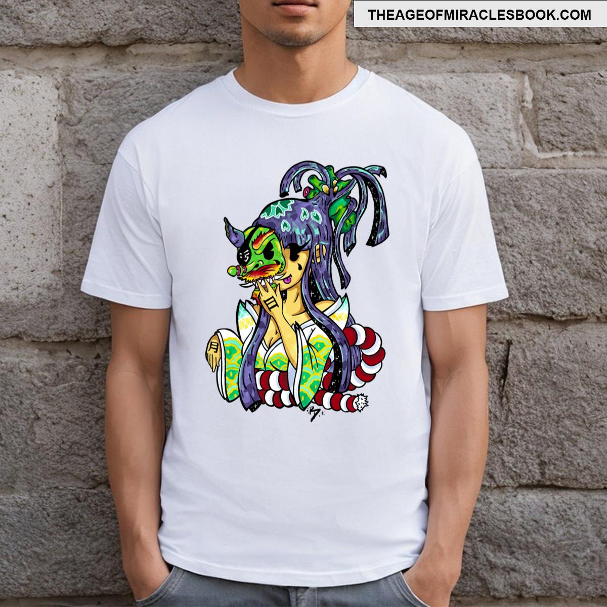 Oni Mask Character T-shirt
