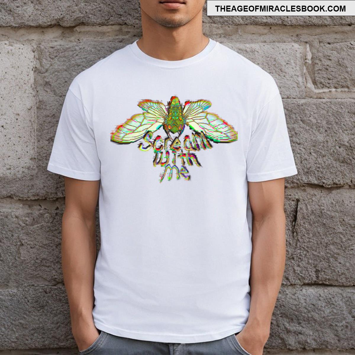 Scream With Me Cicada T-shirt