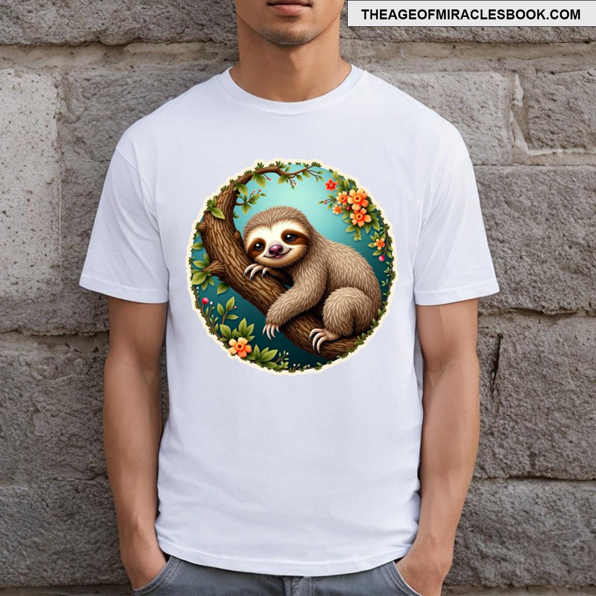 Sloth Admiring T-shirt