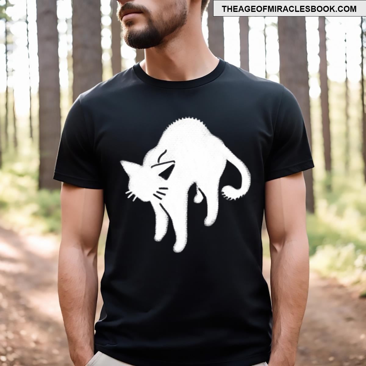 Cat Alert Inverted T-shirt