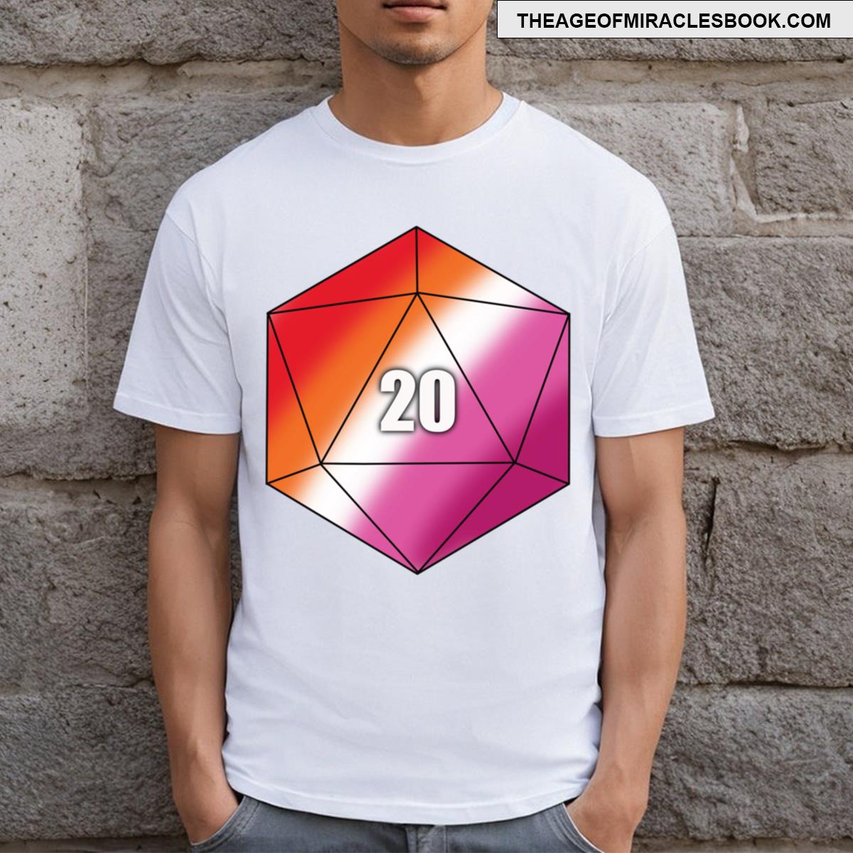D20 Lesbian T-shirt