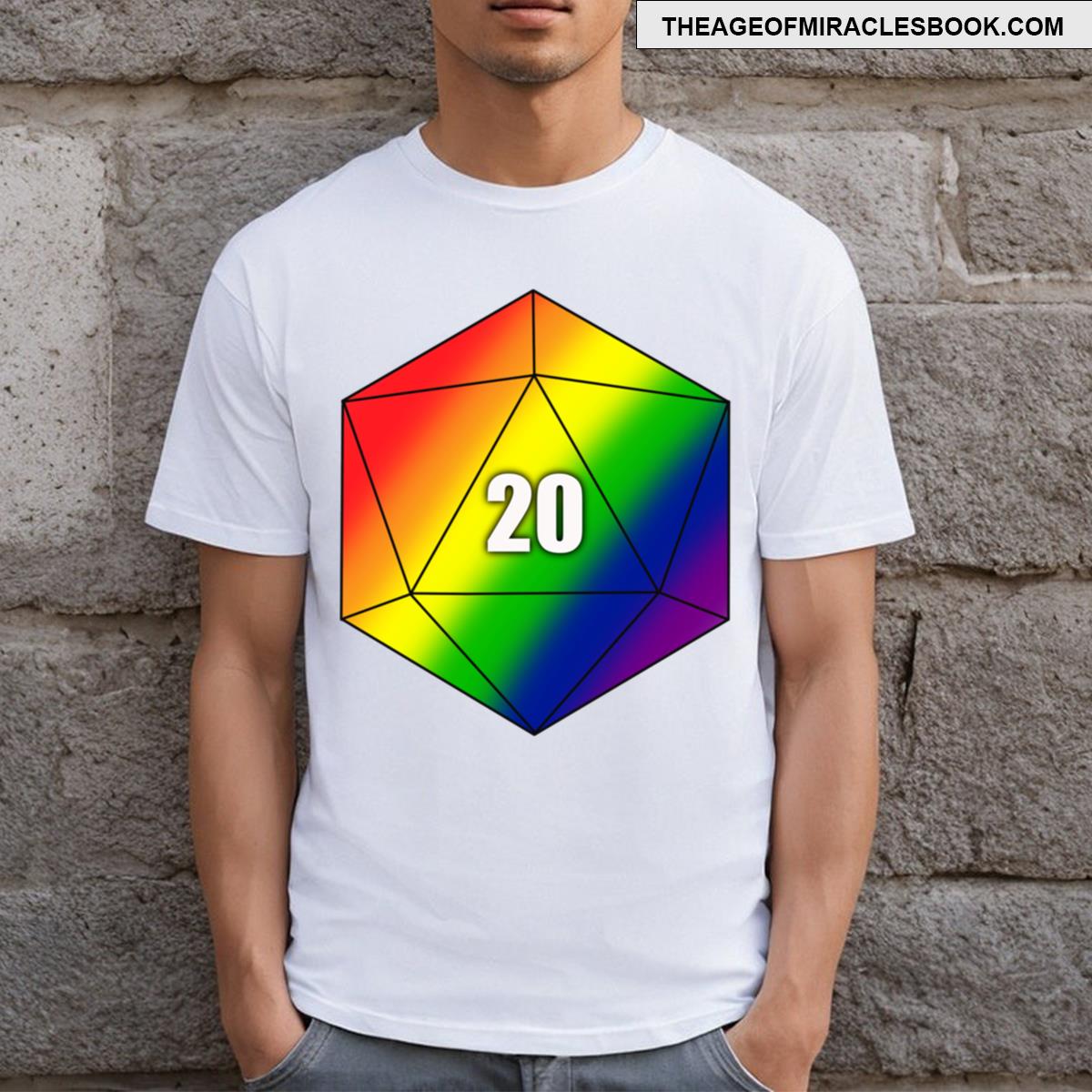 D20 Rainbow T-shirt