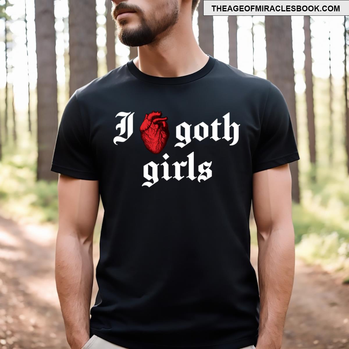 Darkly Romantic Goth Love T-shirt