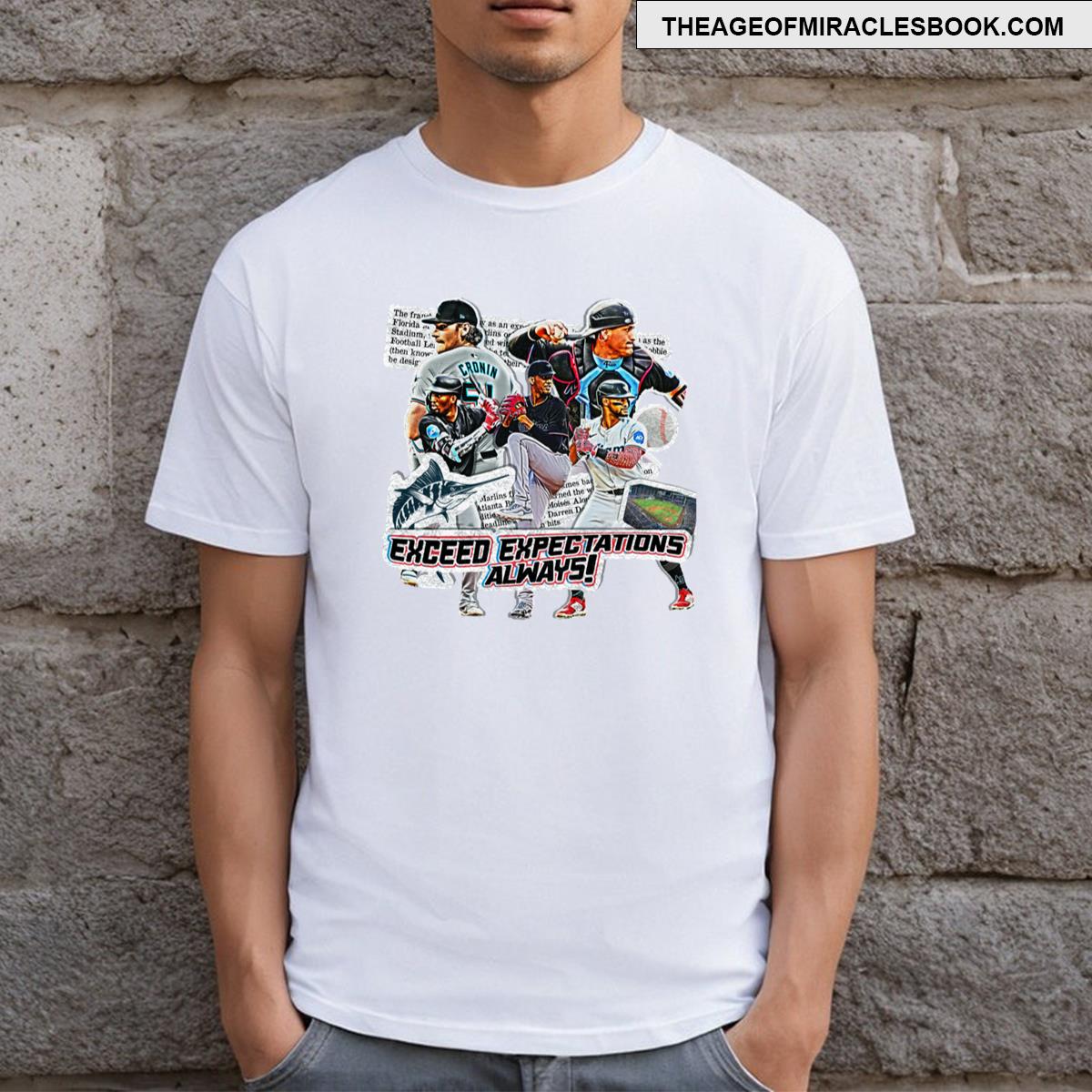 Exceed Expectations Always Paper T-shirt