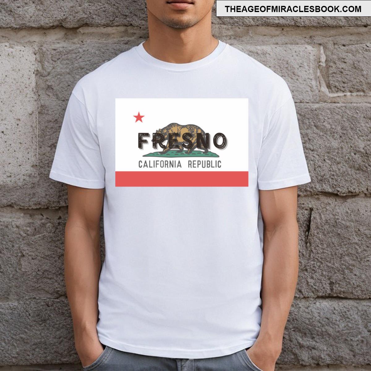 Fresno California Flag T-shirt