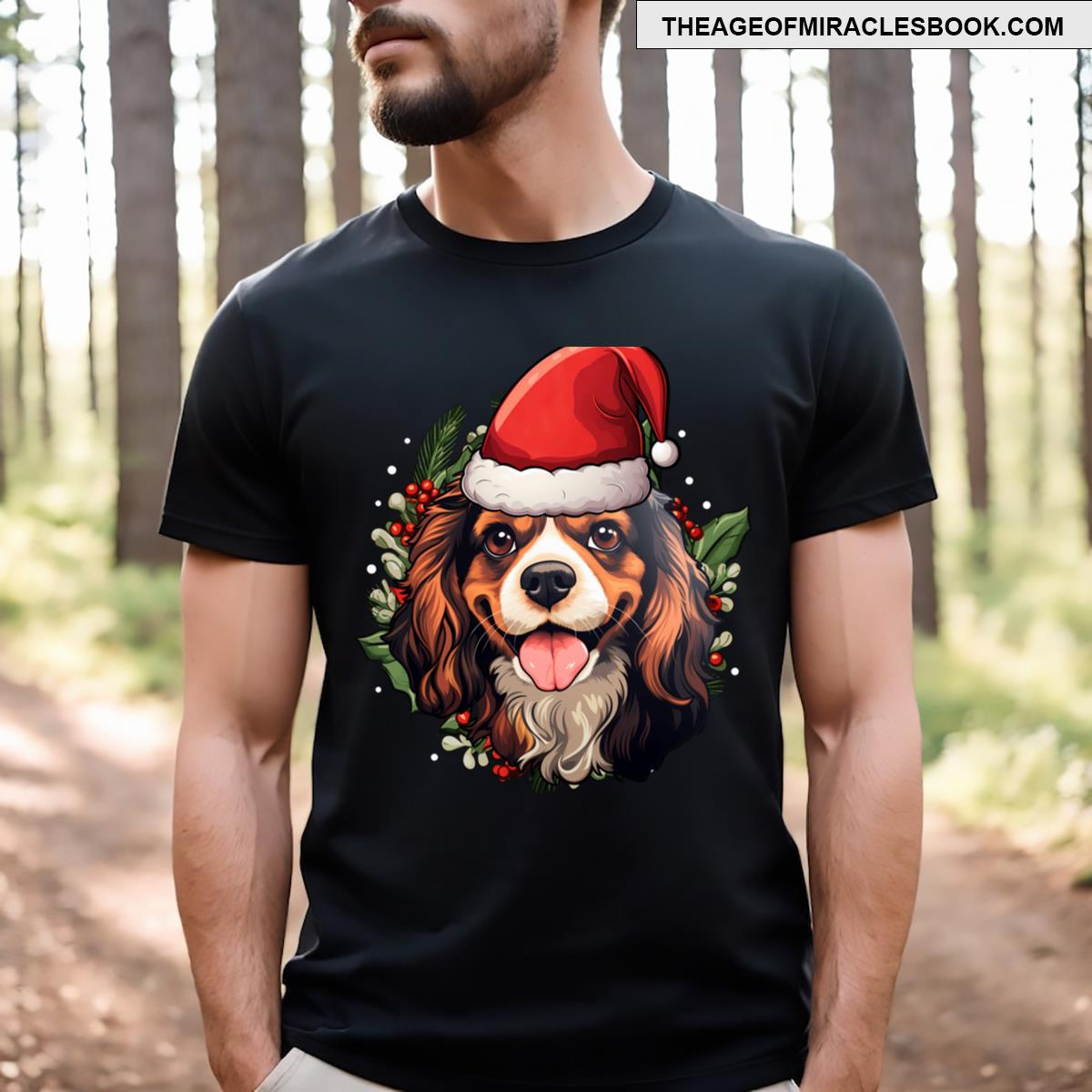 Funny Christmas Cavalier King Charles Spaniel T-shirt