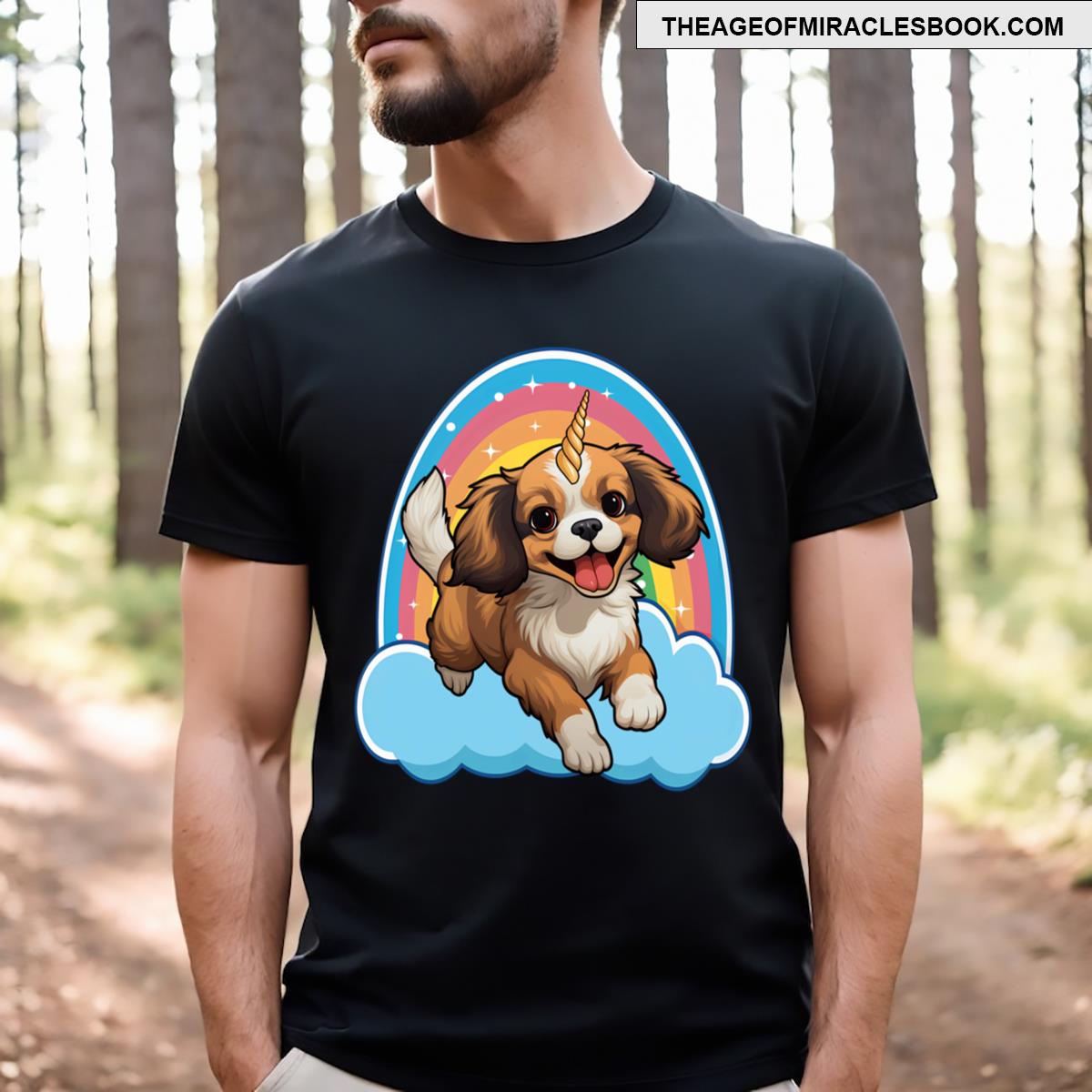 Funny Unicorn Cavalier King Charles Spaniel T-shirt