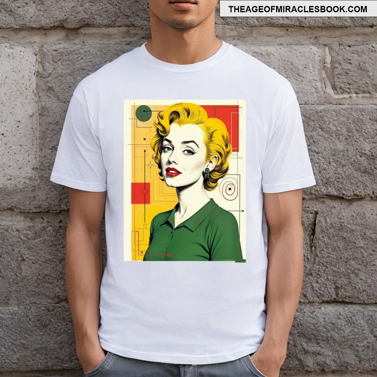 Green Marilyn Monroe T-shirt