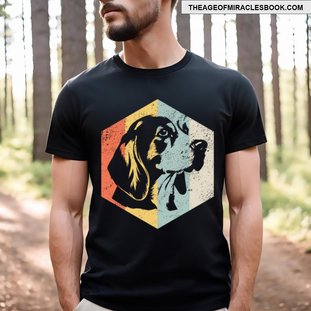 Minimalist Retro Beagle T-shirt