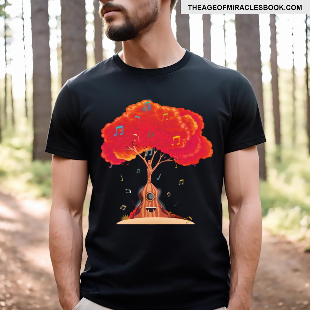 Music Tree Vector Art T-shirt