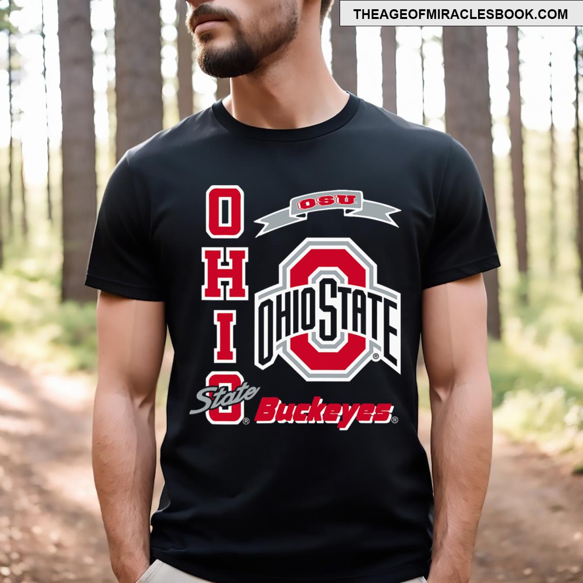 Ohio State Buckeyes Black Officially Licensed T-shirt