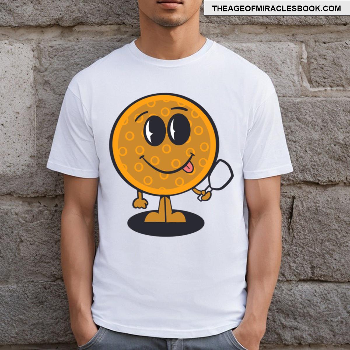 Yellow Pickleball Guy T-shirt