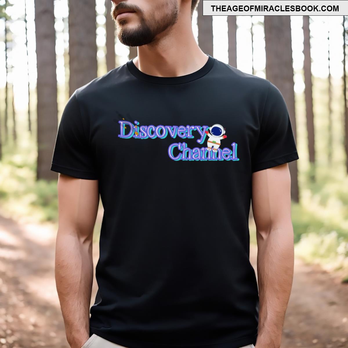 Blue Logo Discovery Channel T-shirt