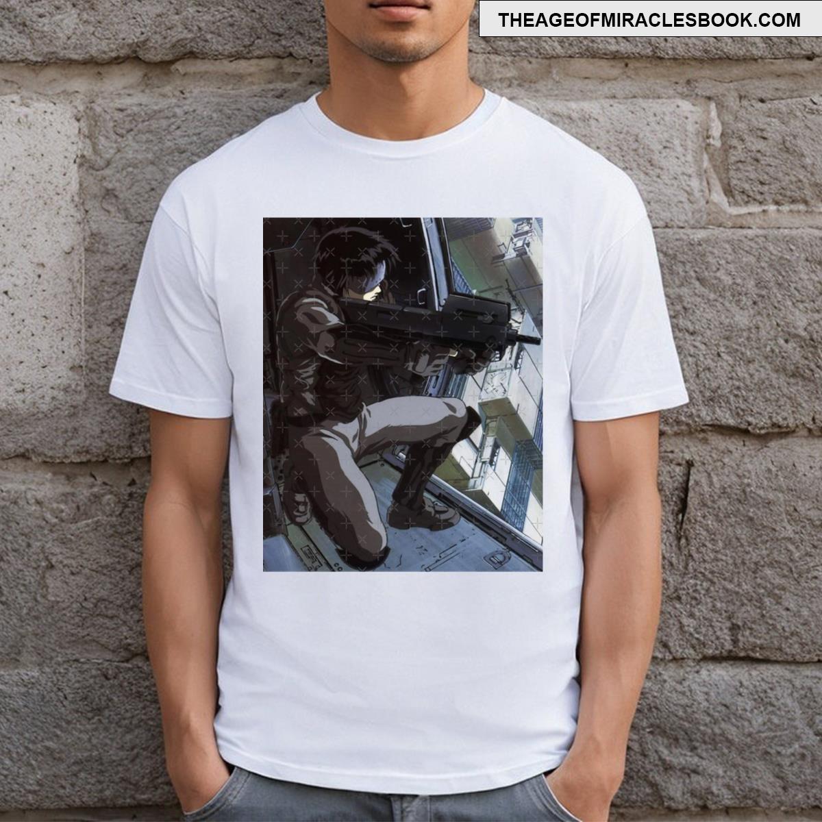 Ghost In The Shell Cyberpunk Aesthetic T-shirt