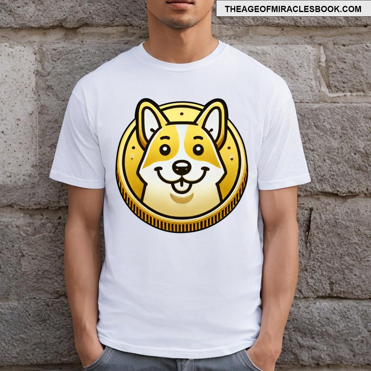 Gold Corgi Coin T-shirt