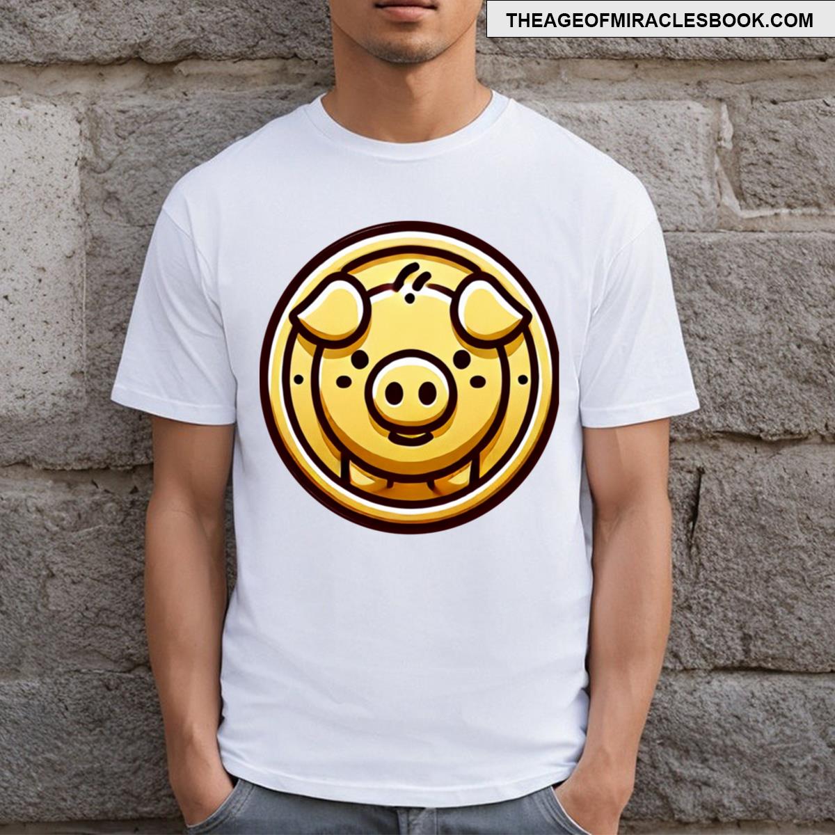 Gold Pig Coin T-shirt
