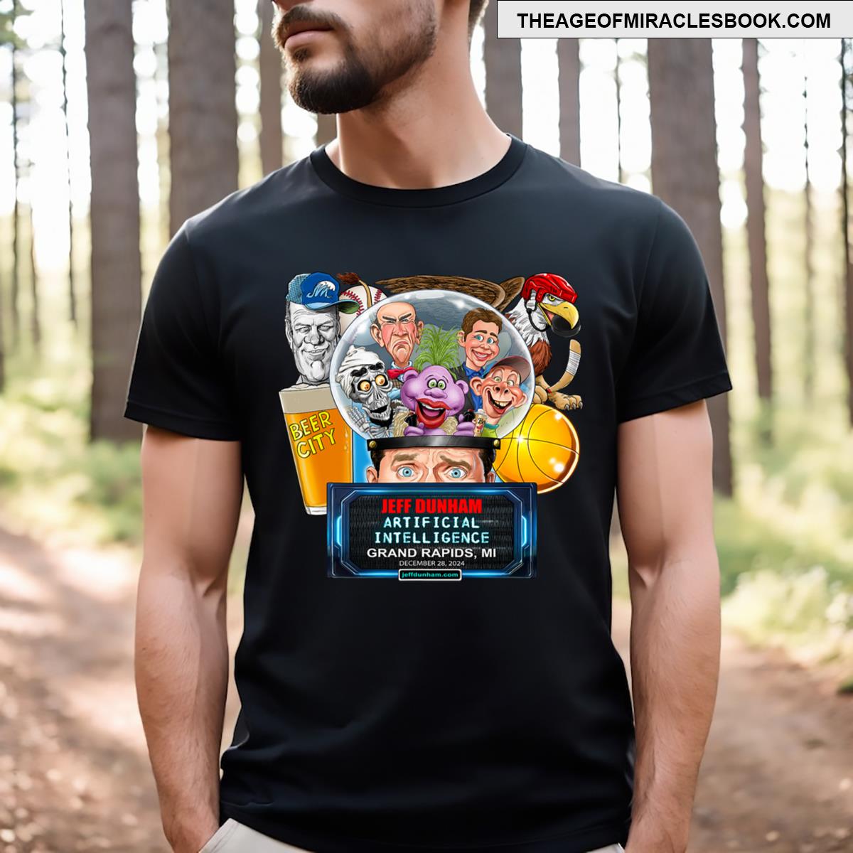 Jeff Dunham Grand Rapids Mi 2024 T-shirt