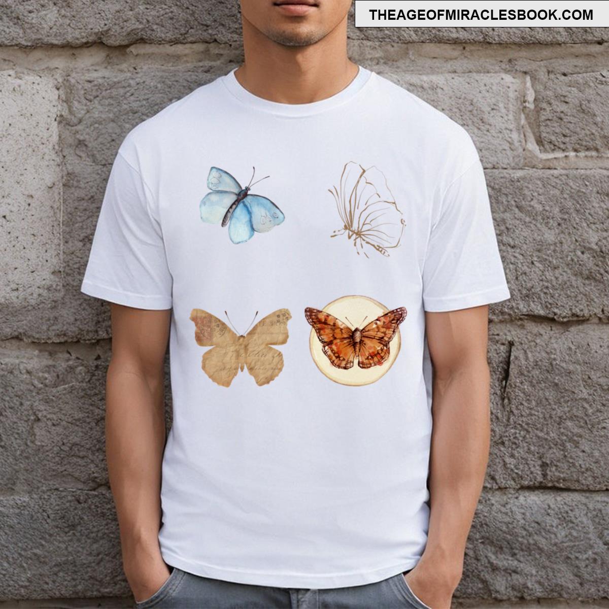 Journaling Butterfly Sticker Pack T-shirt