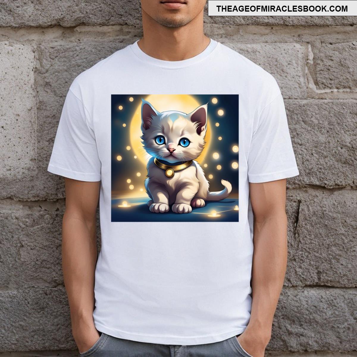 Kitten Under The Moon T-shirt