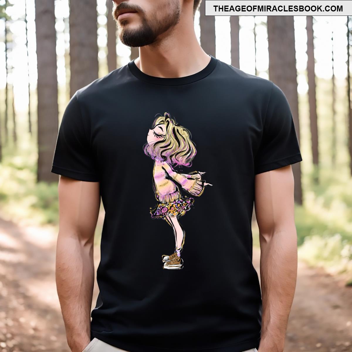 Rainbow Nerd Girl T-shirt