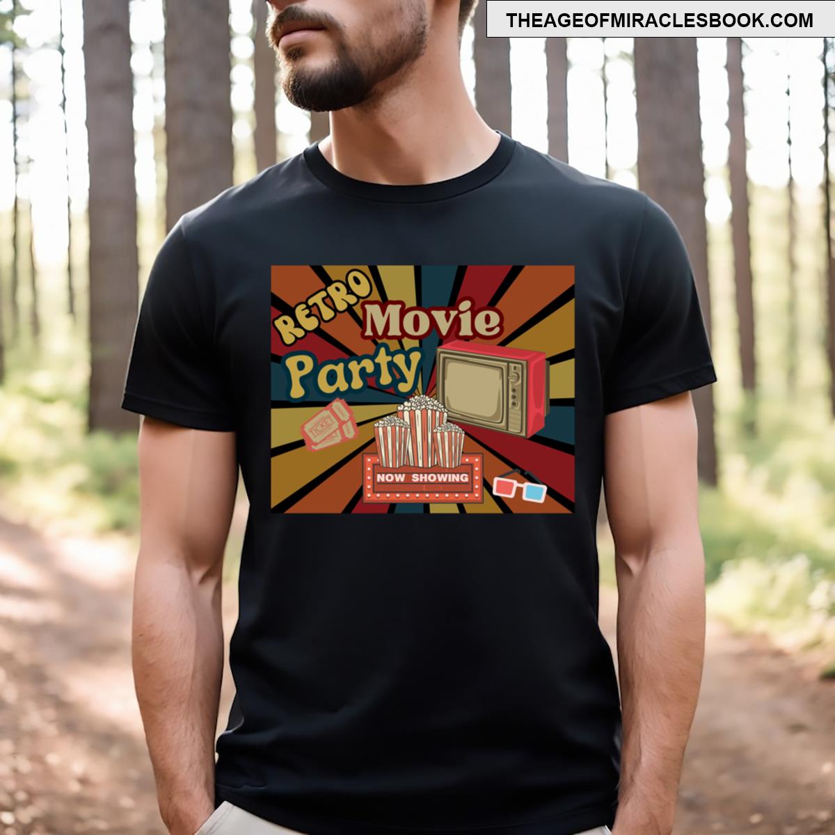 Retro Movie Party T-shirt