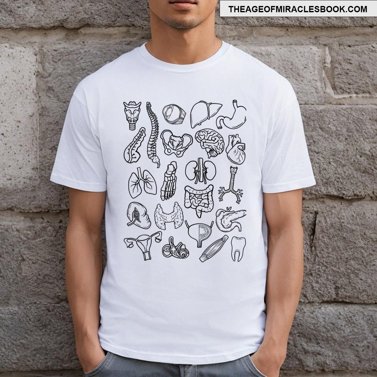 Body Parts Collage T-shirt