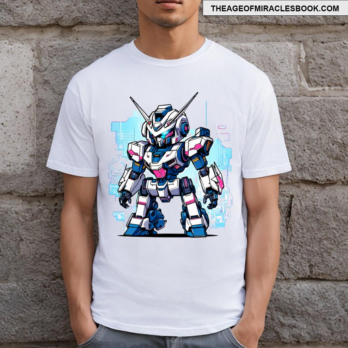 Futuristic Mecha Chibi T-shirt