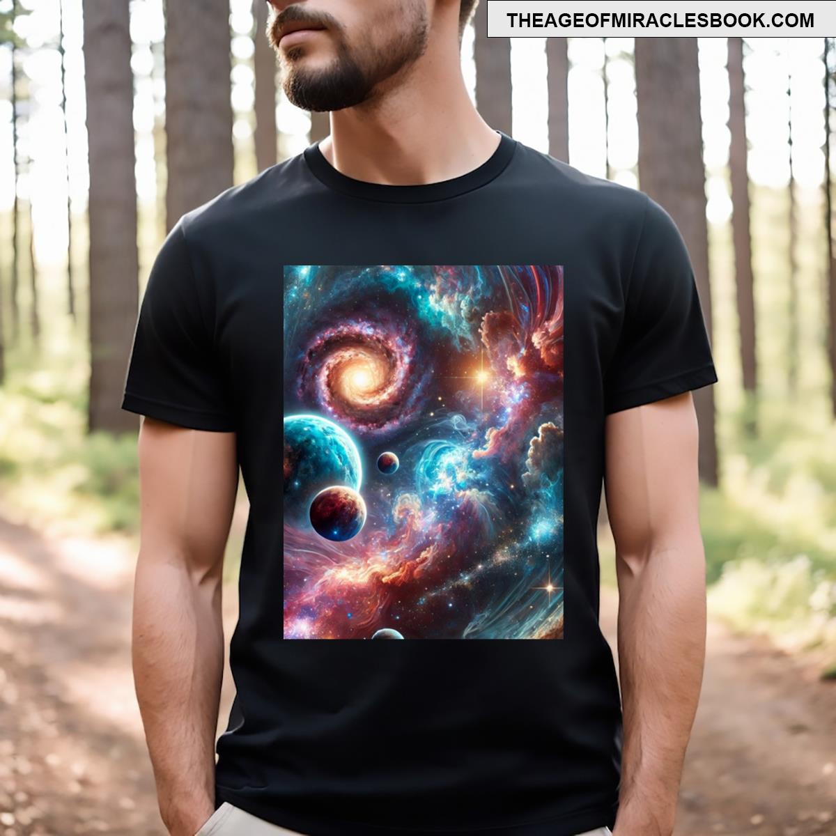 Galactic Wonders – Cosmic Space Art T-shirt