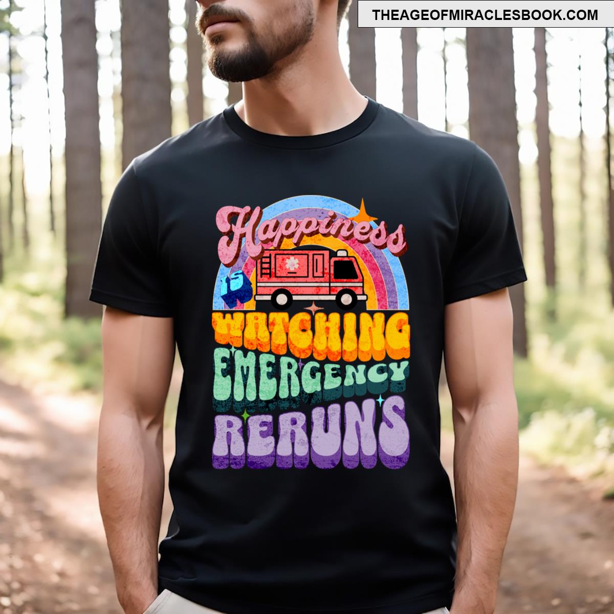 Happiness Is Retro T-shirt