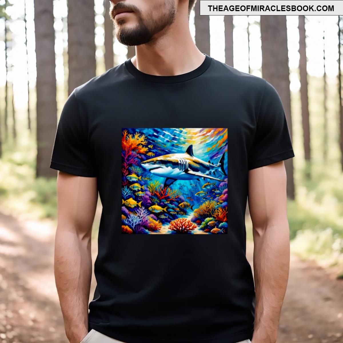 Sharks Jaws And Corals 4 T-shirt