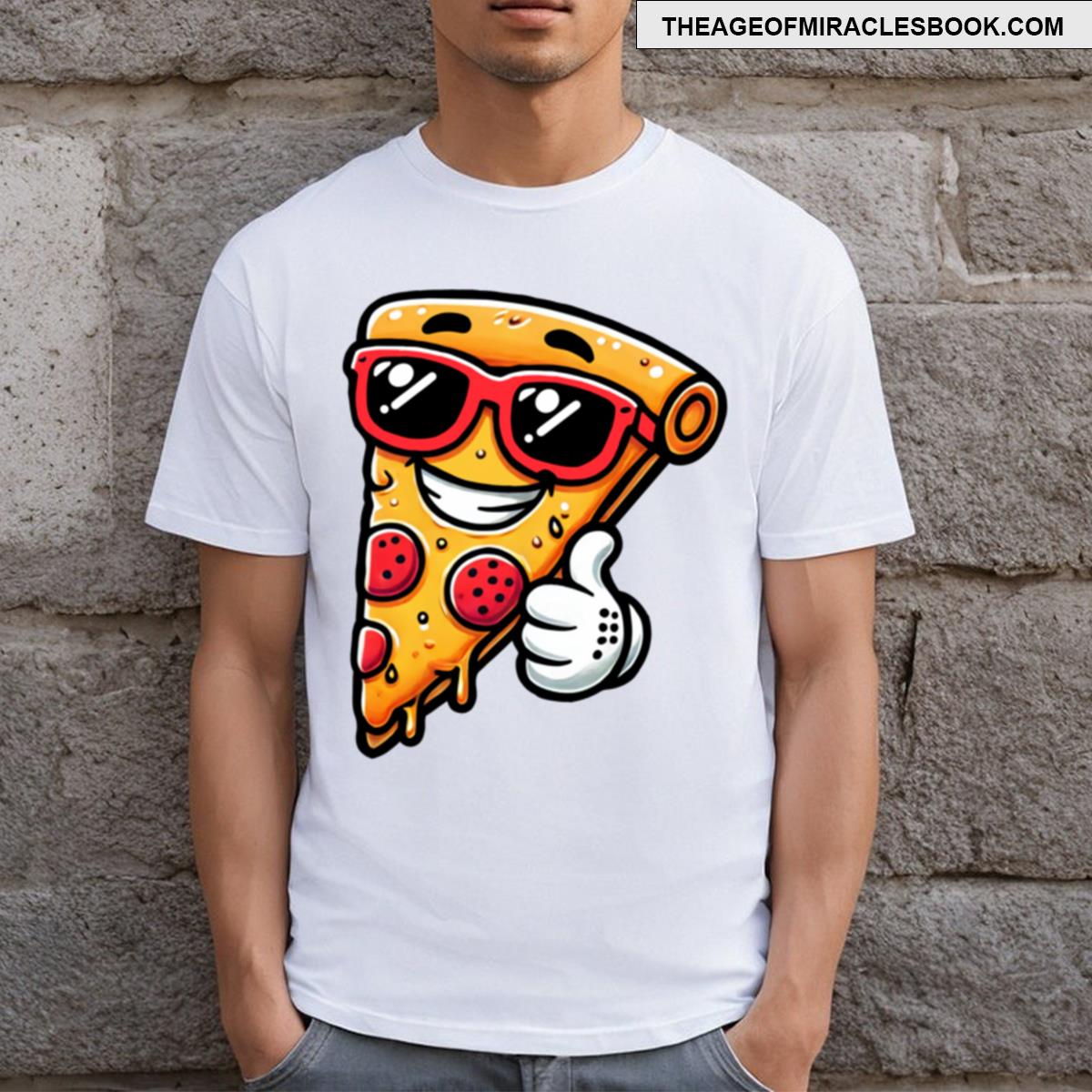 Thumbs Up Pizza T-shirt