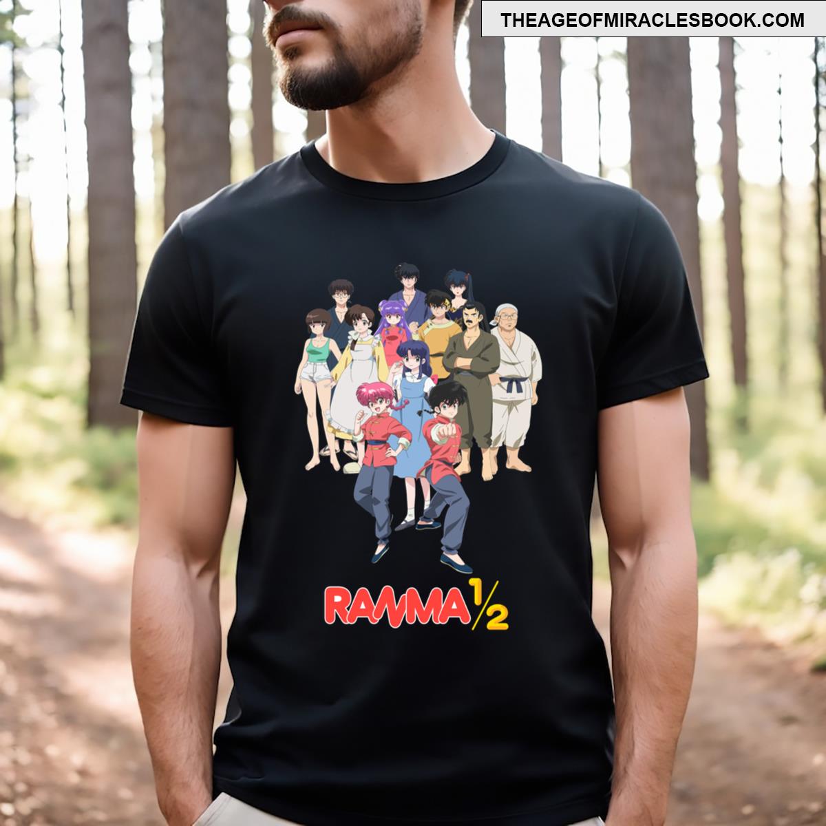 Ranma 12 Yellow T-shirt