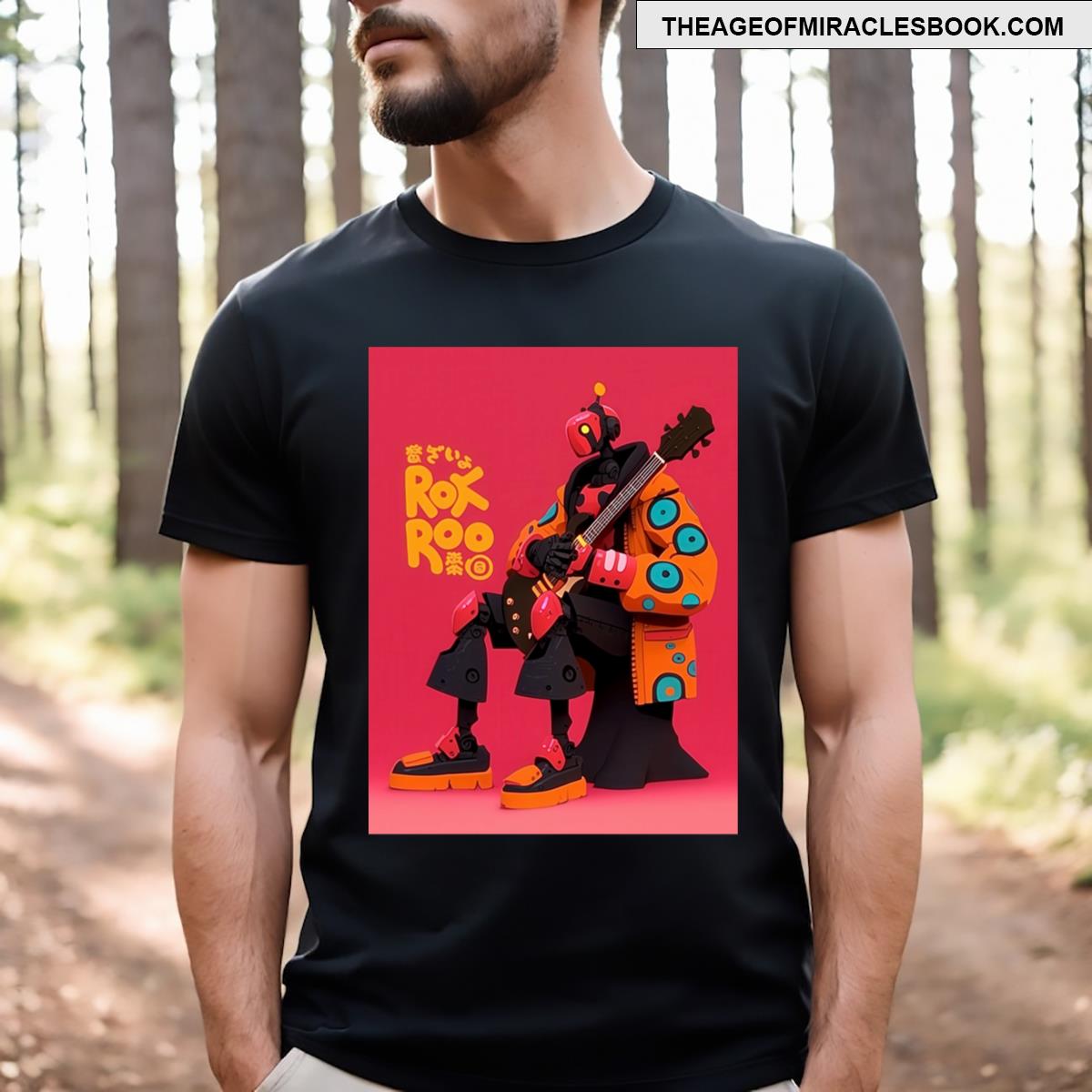 Robo Riffs At Sunset T-shirt