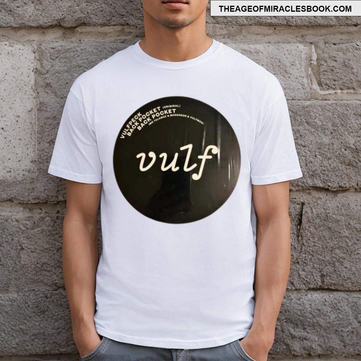 Vulfpeck Black White Record Back Pocket T-shirt