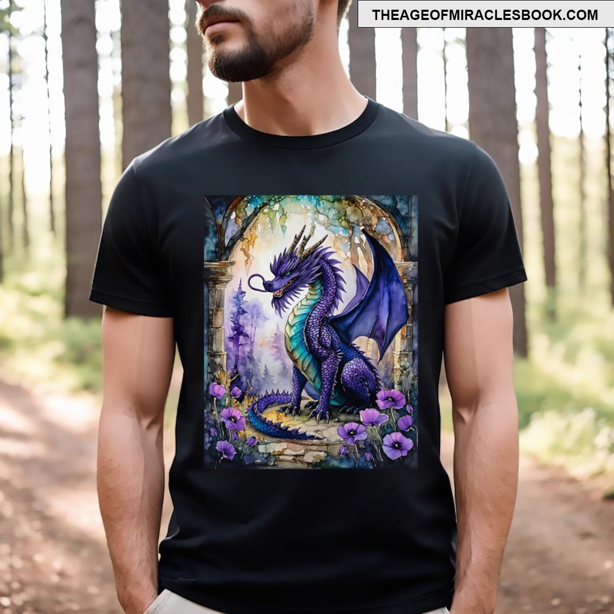 Mystical Gothic Dragon No 5 T-shirt