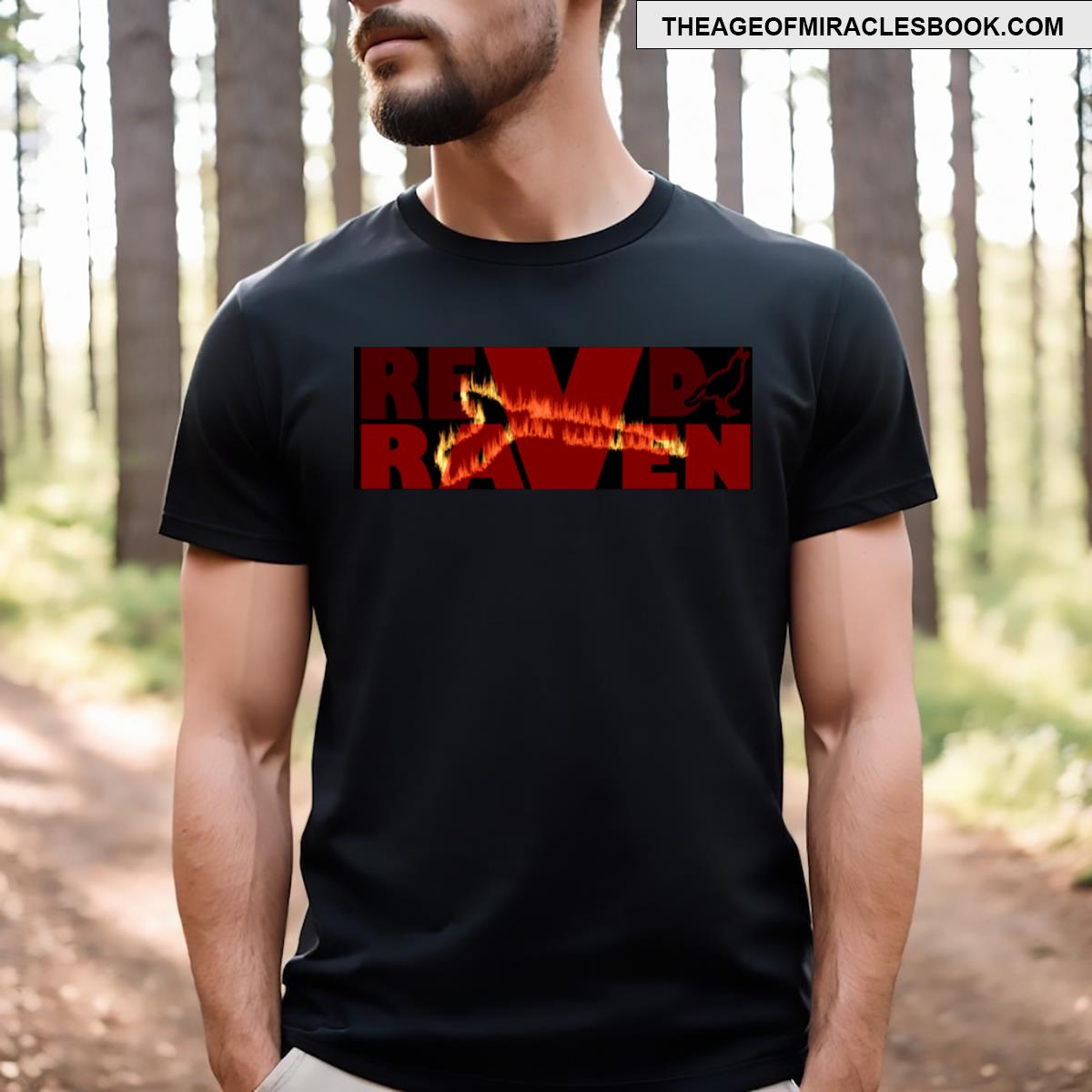 Red Raven Blaze T-shirt