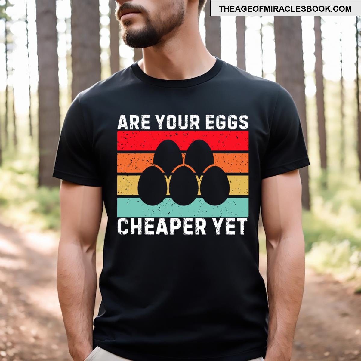 Are Your Eggs Cheaper Yet Funny Saying T-shirt