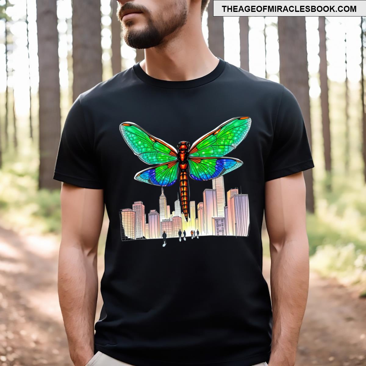 Dragonfly In The City T-shirt