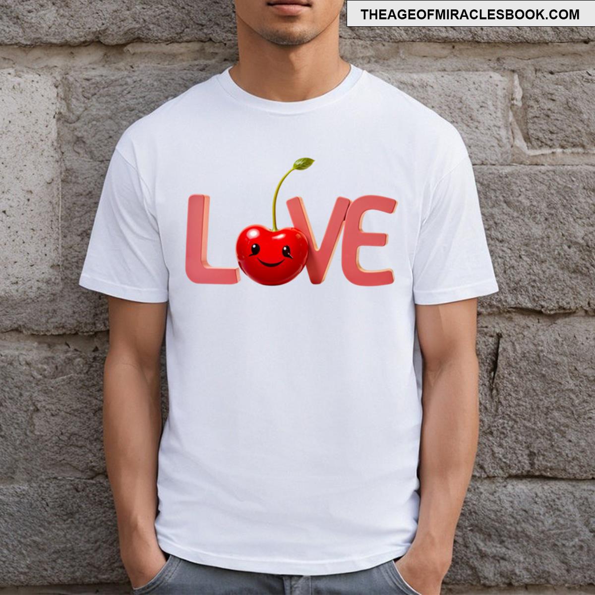 Joyful Cherry Love Sign T-shirt