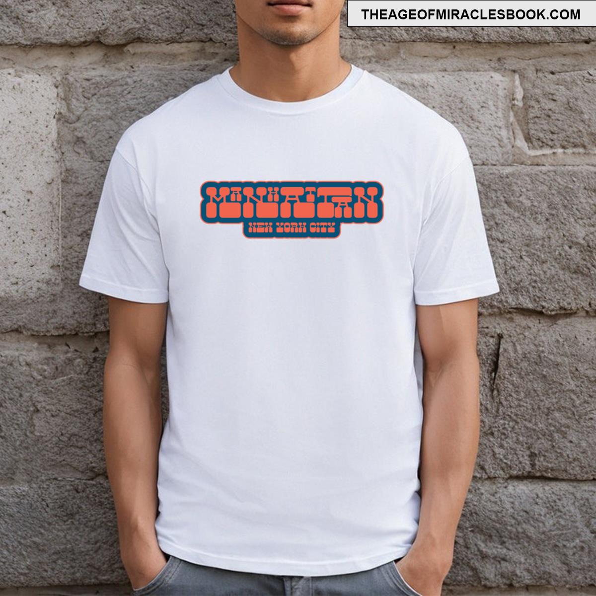 Manhattan Vintage Lettering T-shirt