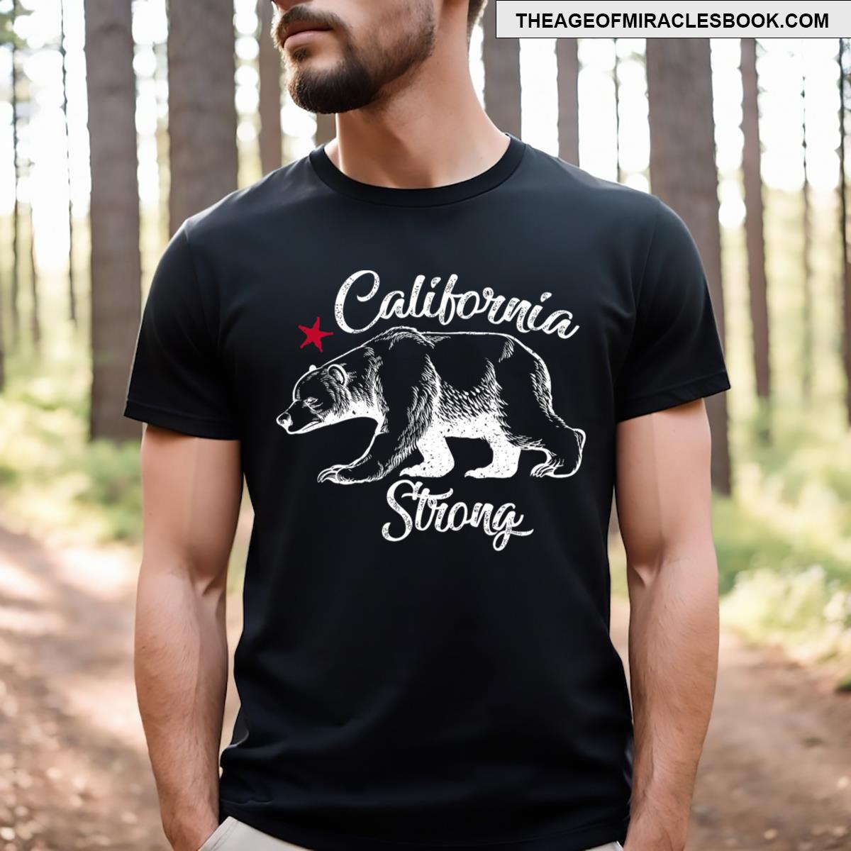 California Strong Grizzly Bear T-shirt