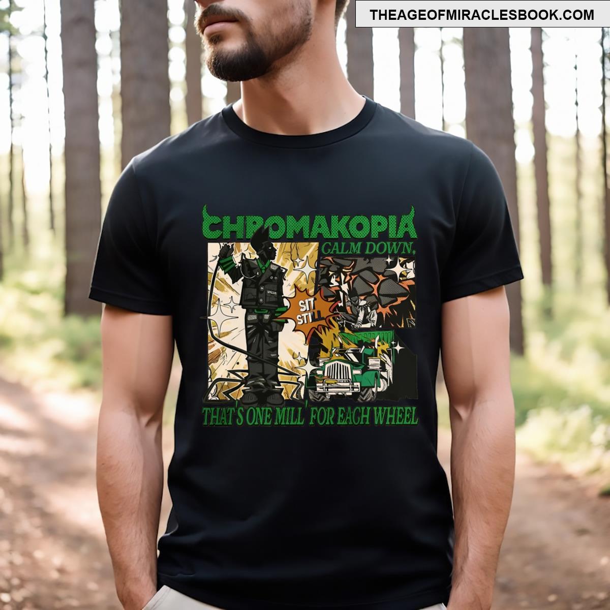 Cartoon Green Chroma T-shirt