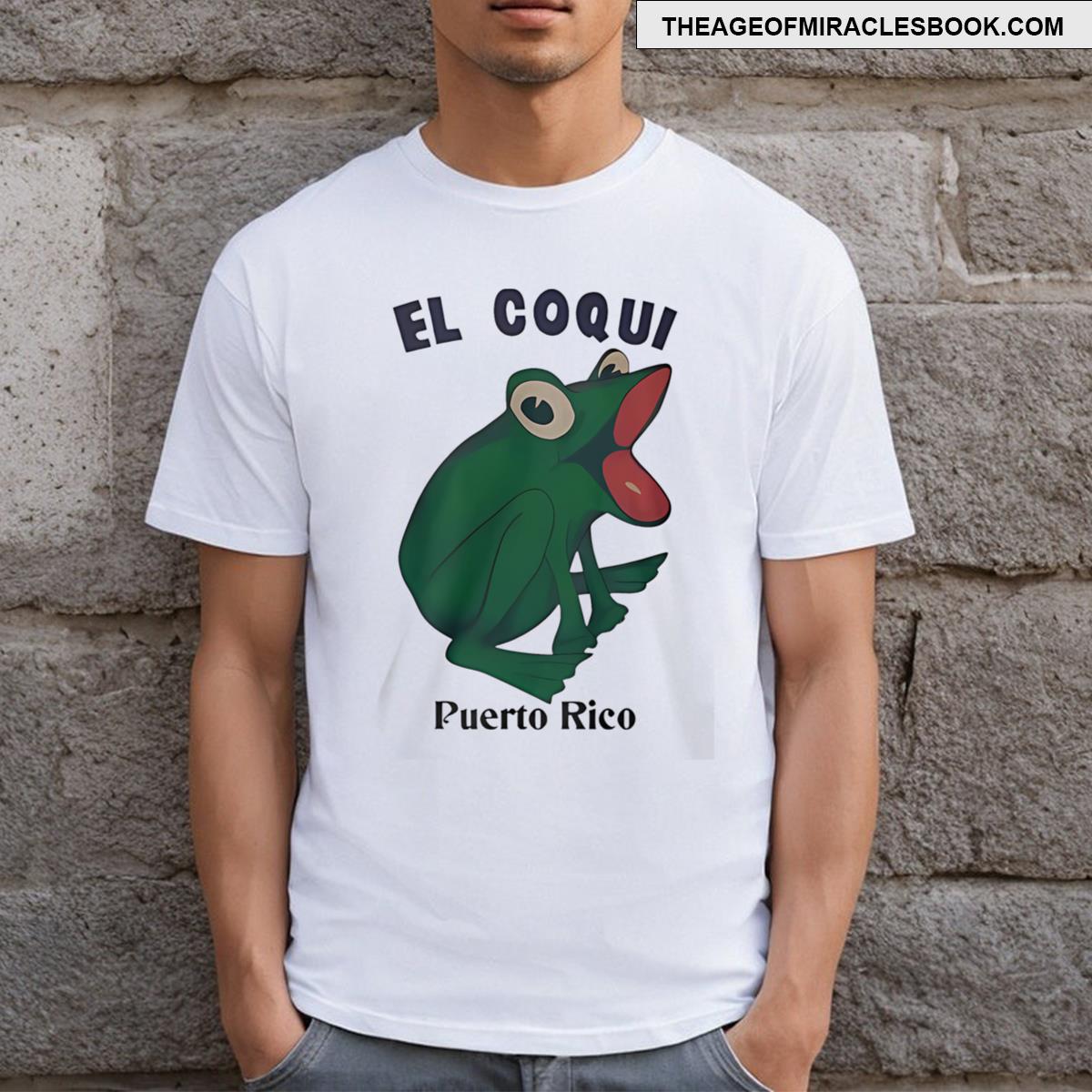 El Coqui Puerto Rico Frog T-shirt